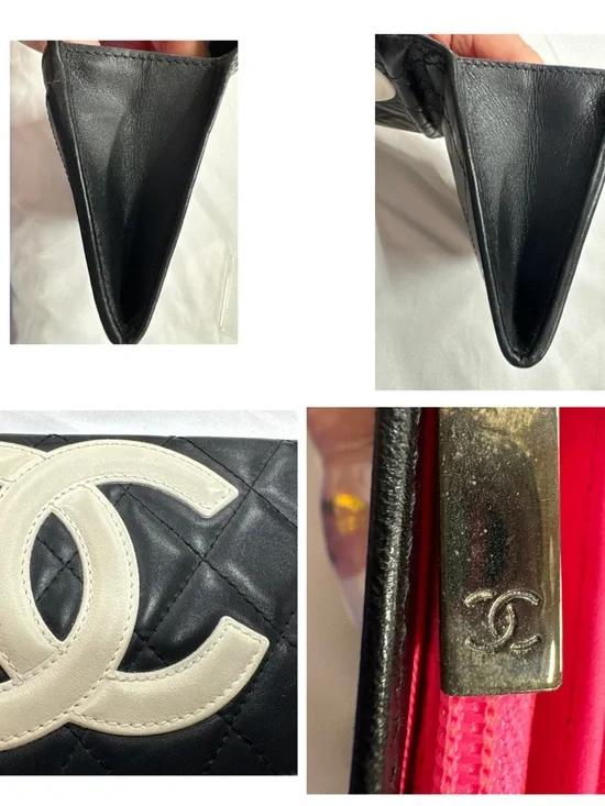 Iconic Authentic Chanel Cambon bi-fold wallet - Picture 7 of 8